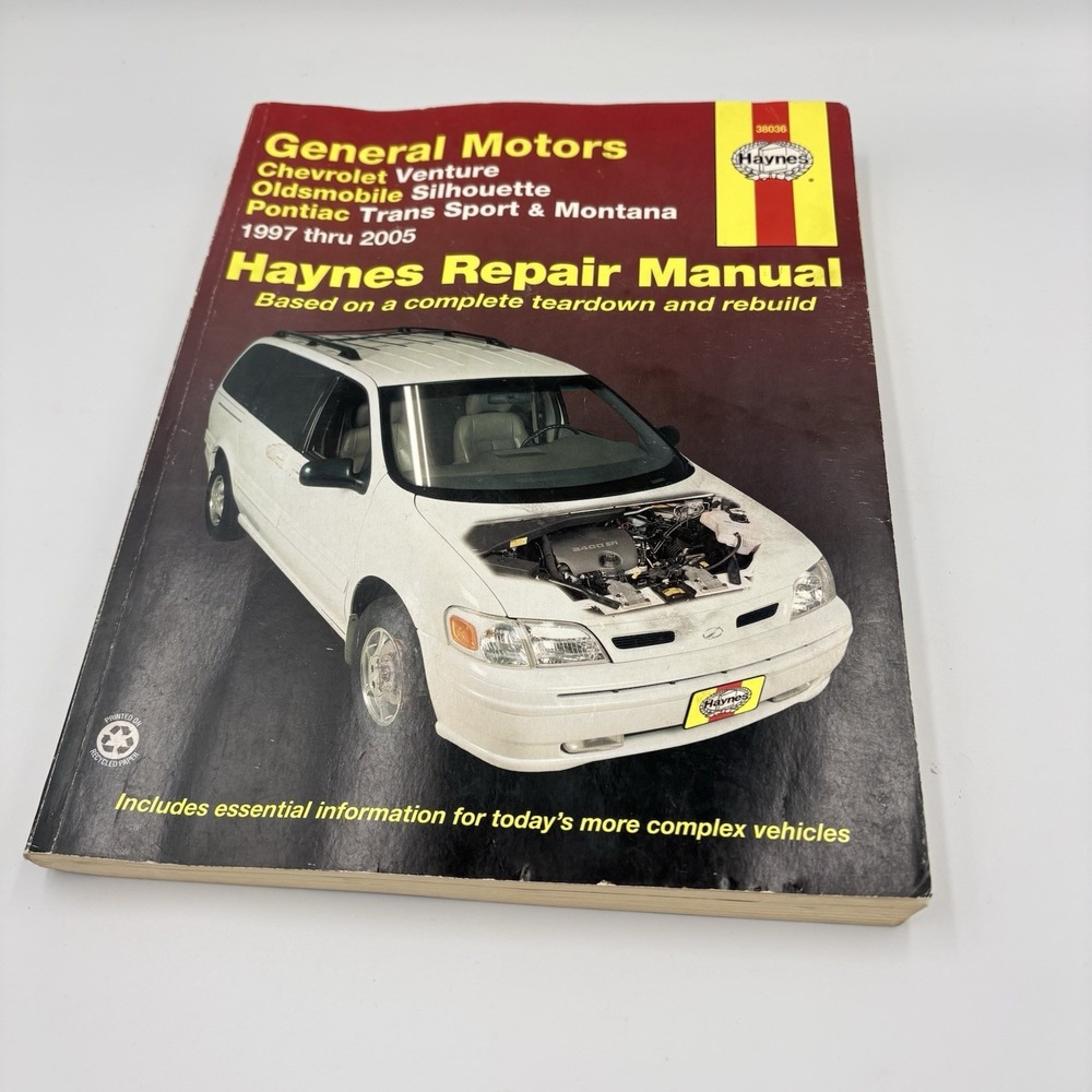 Haynes‎ General Motors Chevrolet Venture Olds Silhouette Pontiac Repair Manual